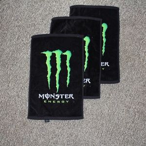 3 Monster Mini Towels